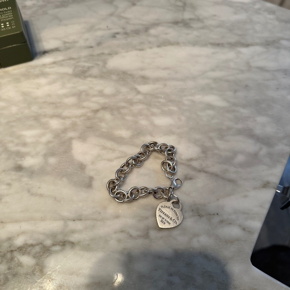 TIFFANY Heart Tag Charm bracelet - Picture 1 of 2